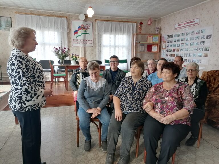 22 октября в Слагородской МО ВОС проведено мероприятие «И лишь над памятью не властно время».